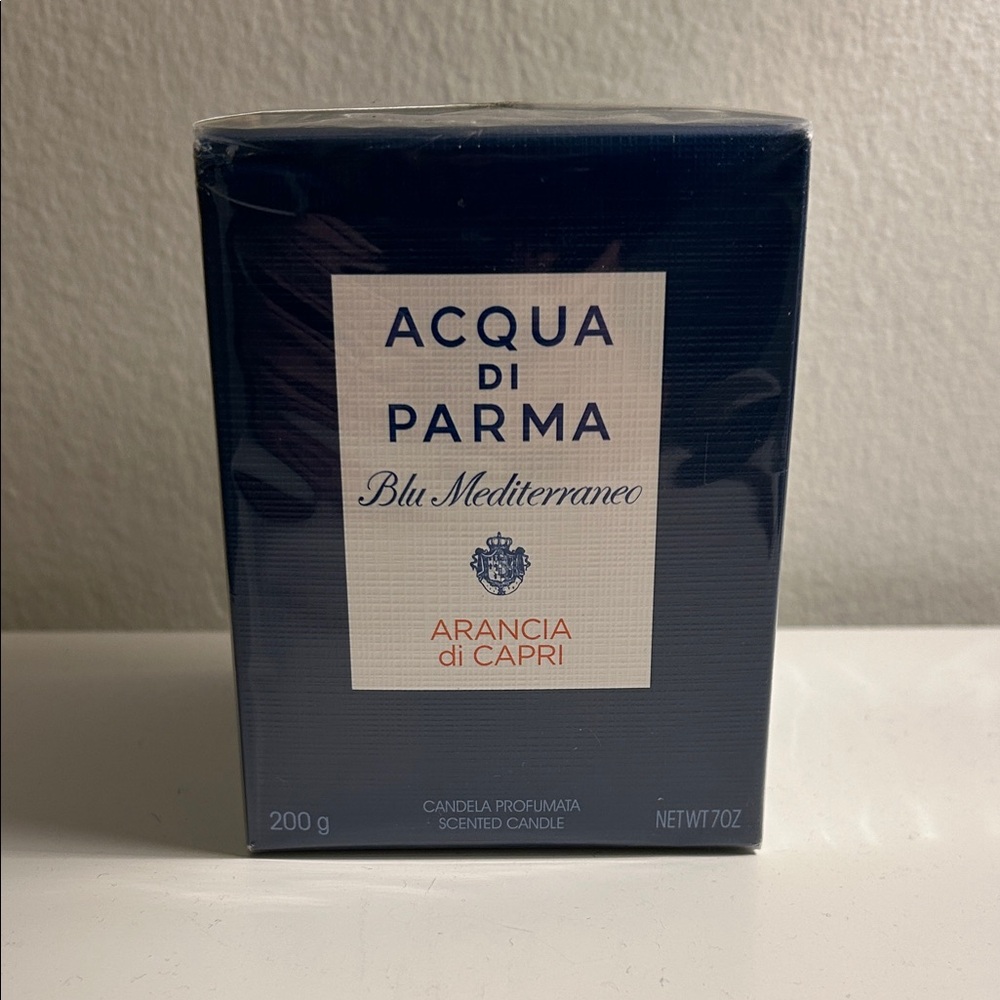 Acqua Di Parma Blu Mediterraneo Arancia di Capri Candle - Dark Blue - new in box